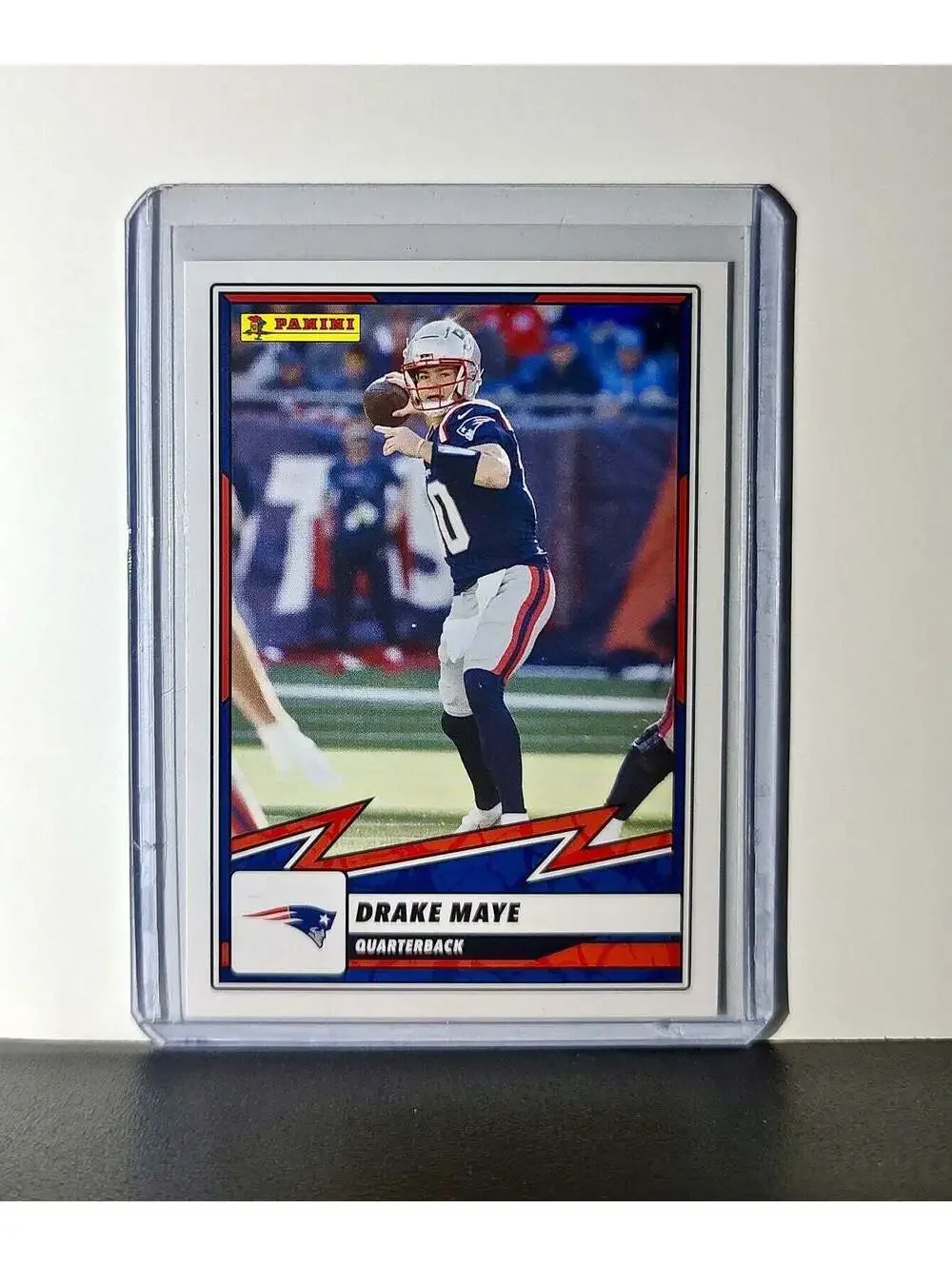 Drake Maye 2025 Panini NFL #35 Sticker Card New England Patriots